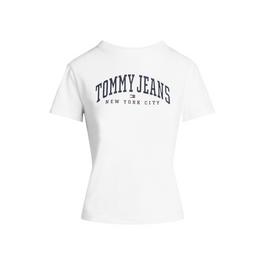 Tommy Jeans Varsity Logo Crew Neck T Shirt