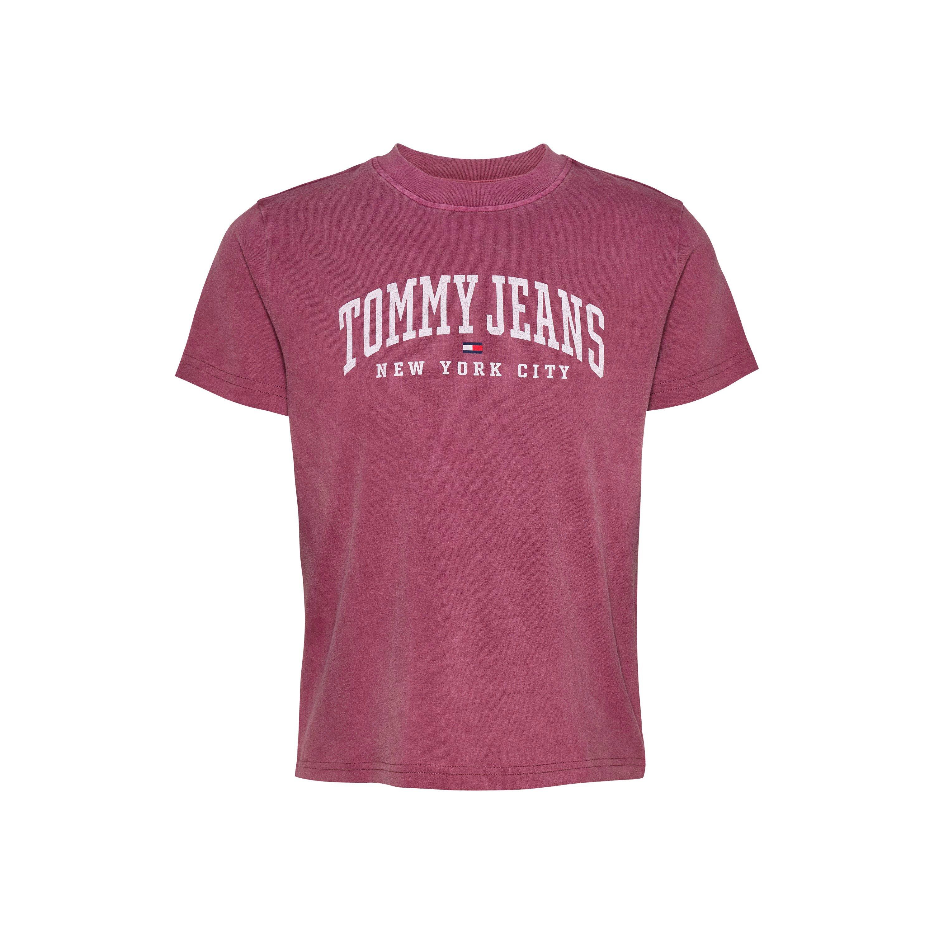 Tommy Jeans | Varsity Logo Crew Neck T-Shirt | Regular Fit T