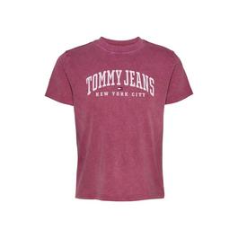 Tommy Jeans Varsity Logo Crew Neck T Shirt