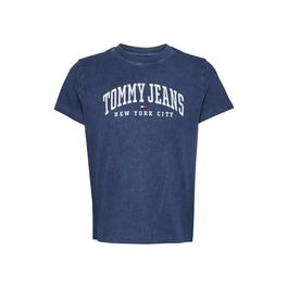 Tommy Jeans Varsity Logo Crew Neck T Shirt