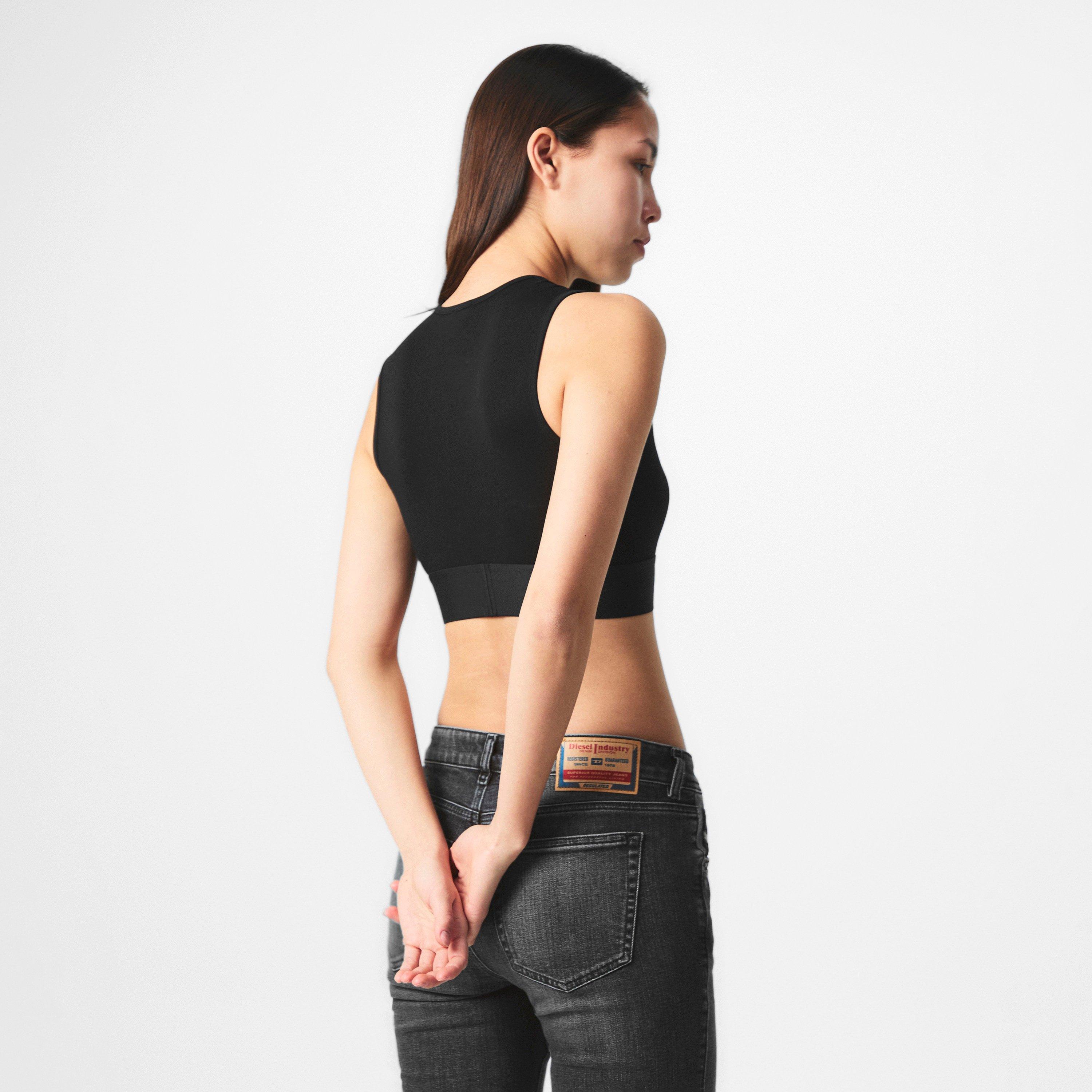 Black - Diesel - Women's Ada Pop Crop Top - 4