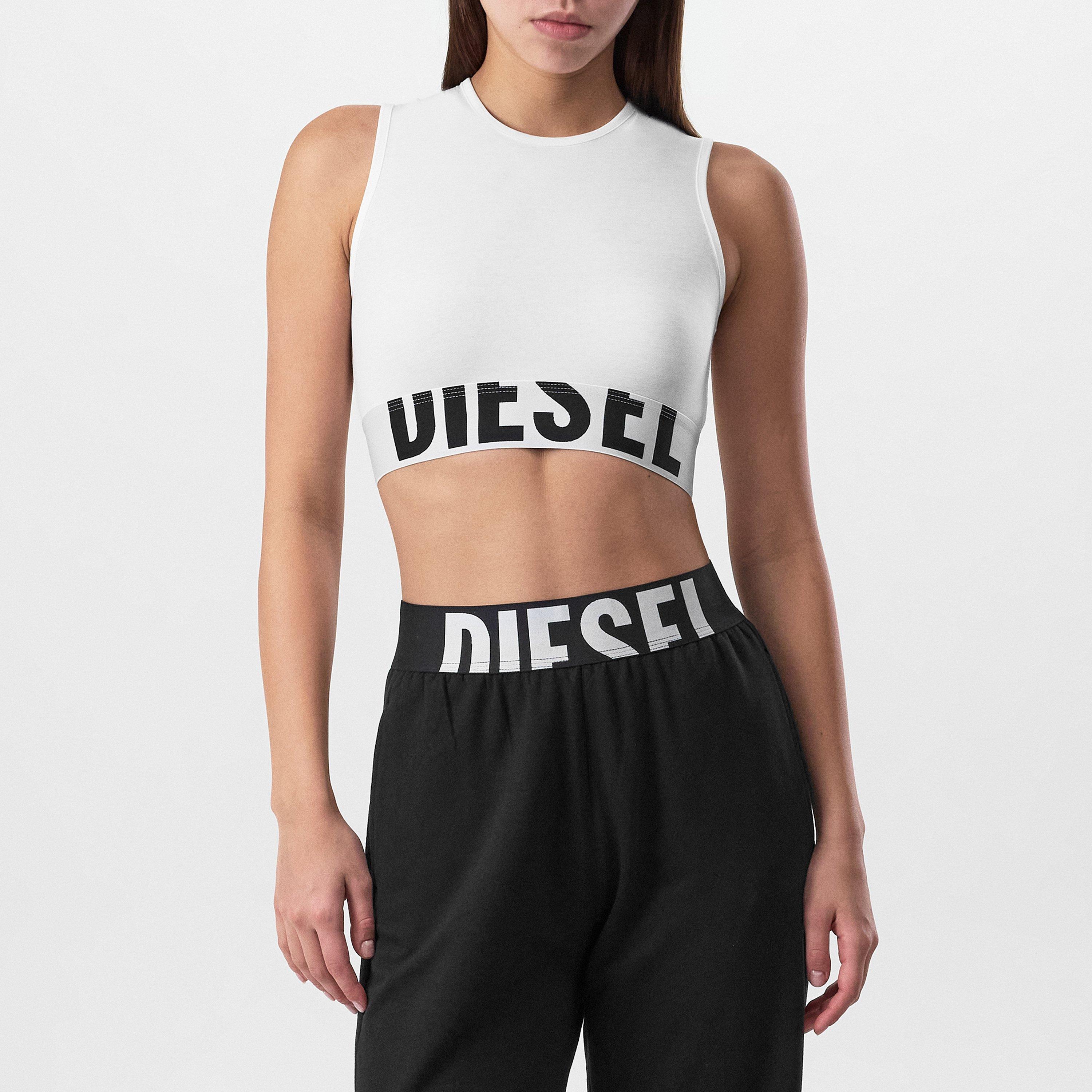 White - Diesel - Women's Ada Pop Crop Top - 1