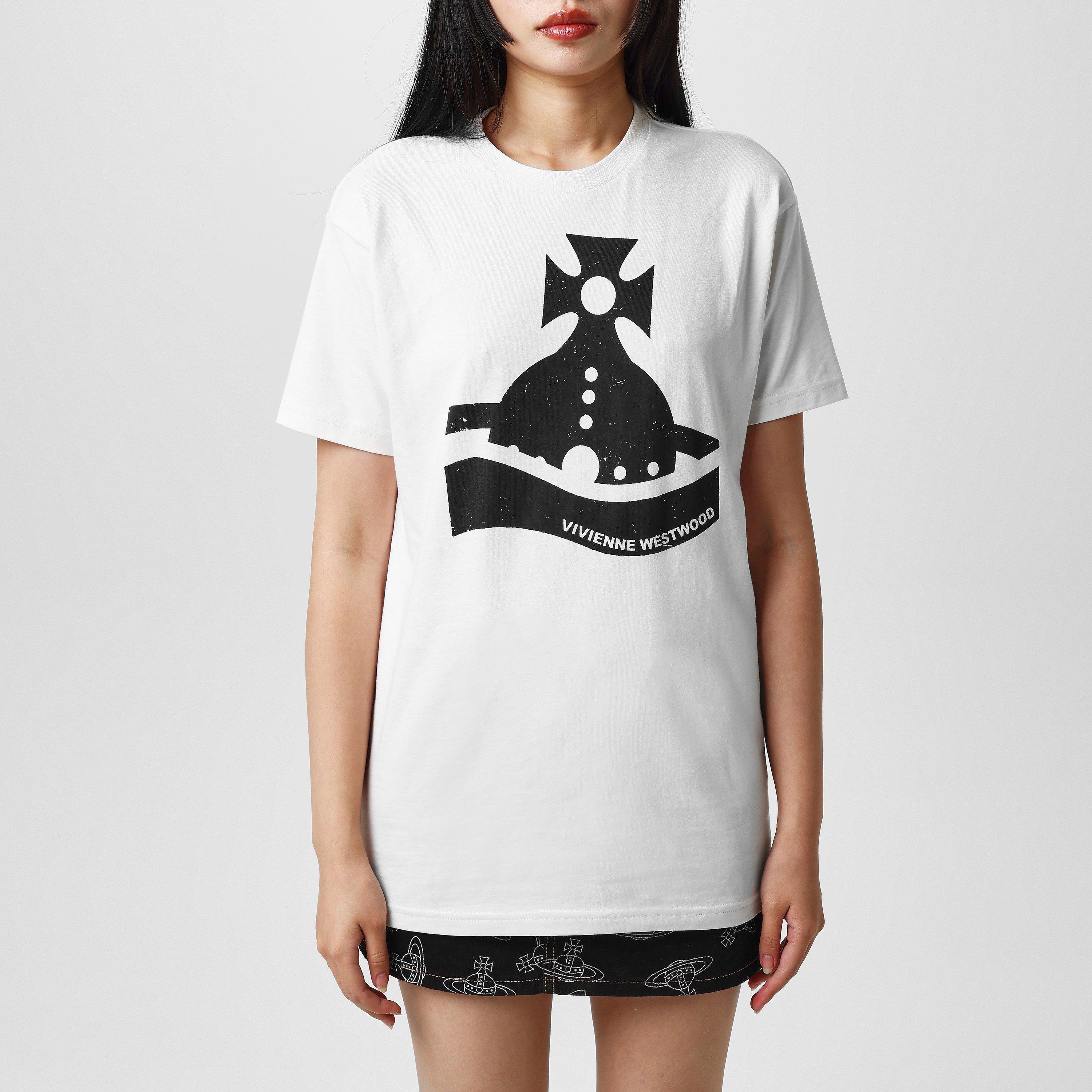 関税送料込み★Vivienne Westwood★Sunken Orb Classic T-Shirt Vivienne Westwood | Sunken Orb T-Shirt | Regular Fit T