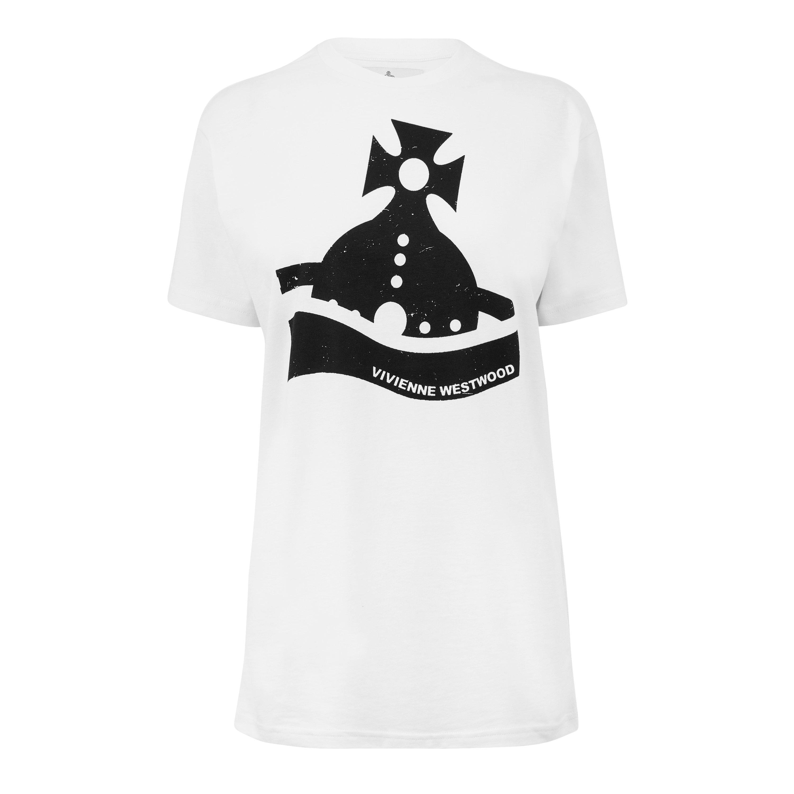 White - Vivienne Westwood - Sunken Orb T-Shirt - 5