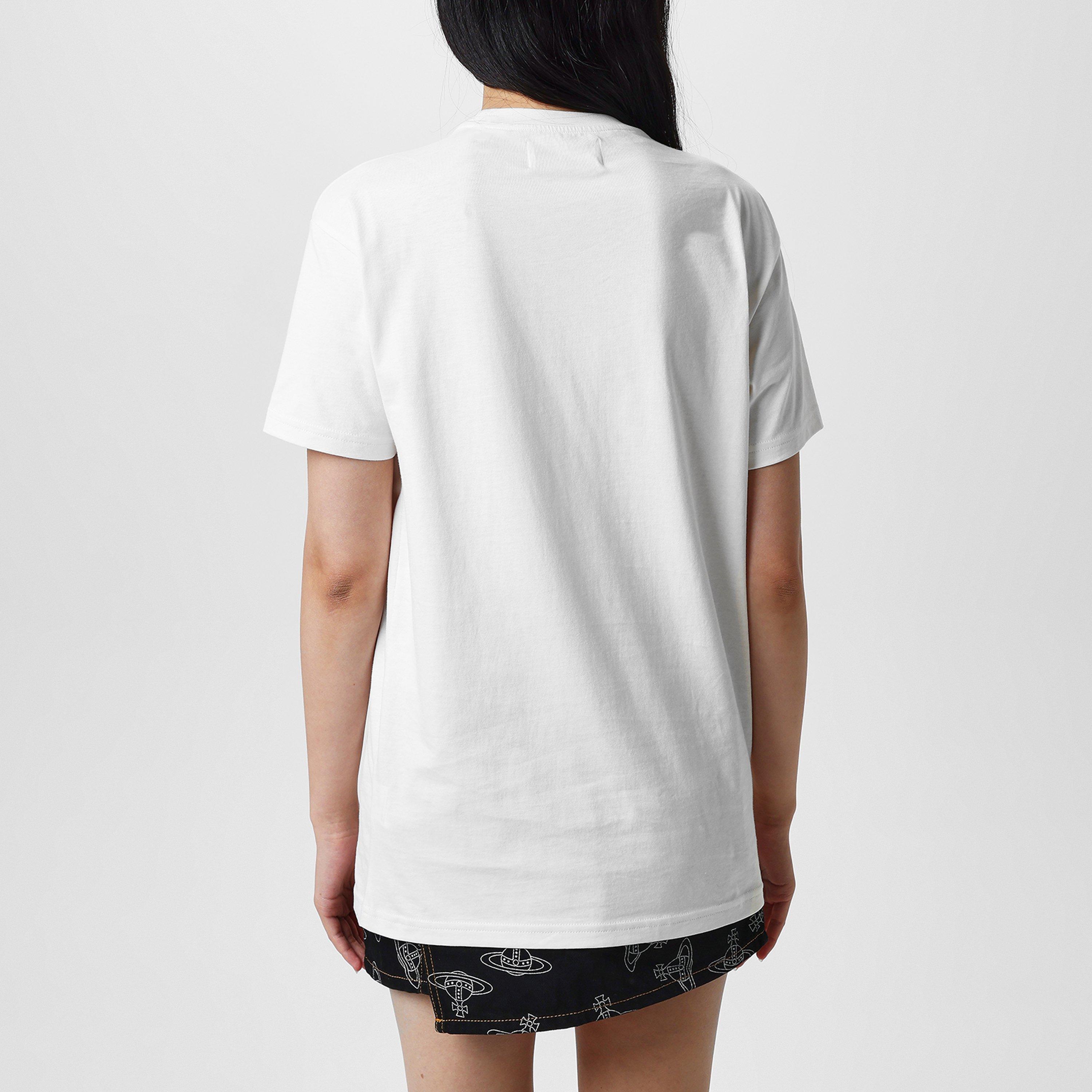 White - Vivienne Westwood - Sunken Orb T-Shirt - 3