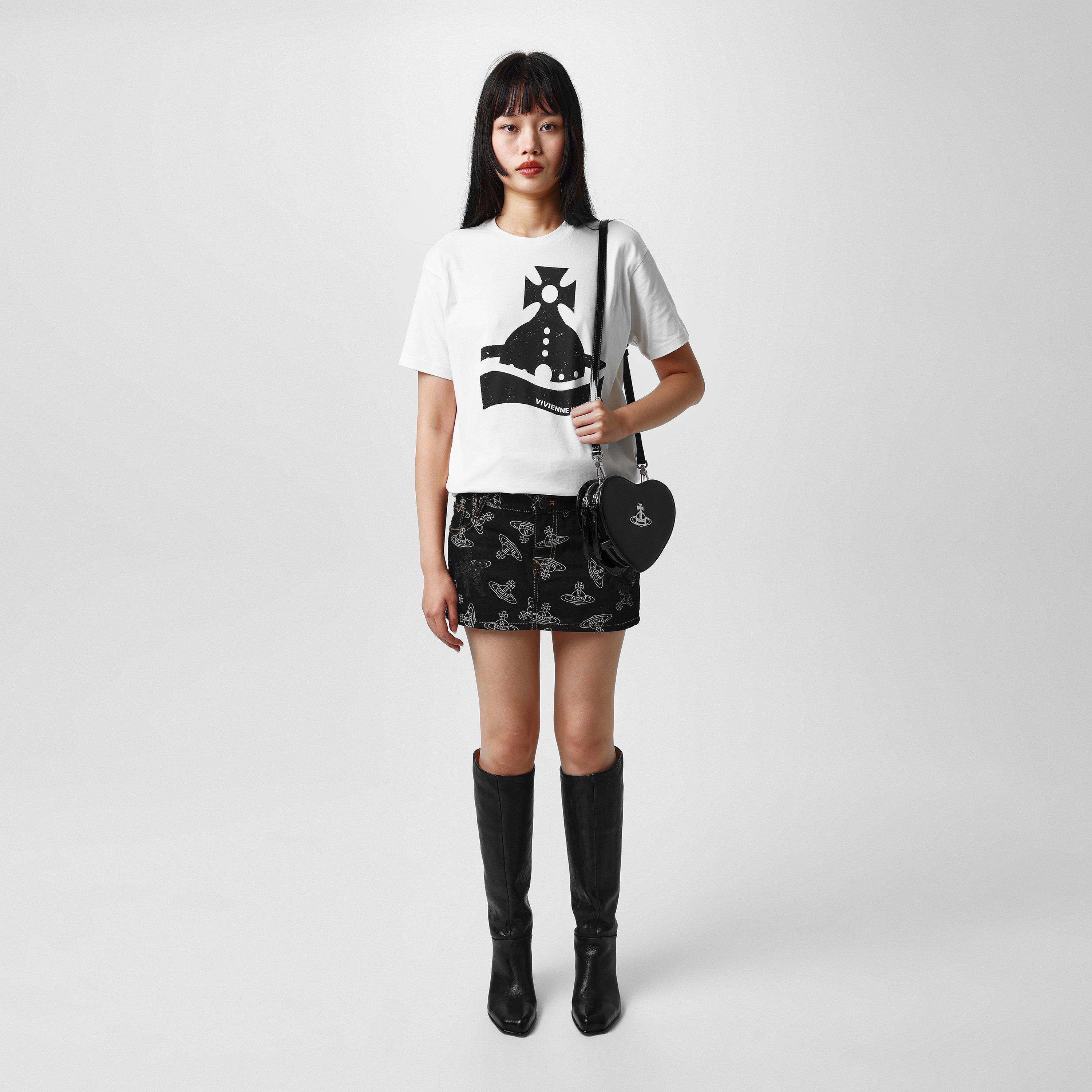 White - Vivienne Westwood - Sunken Orb T-Shirt - 4