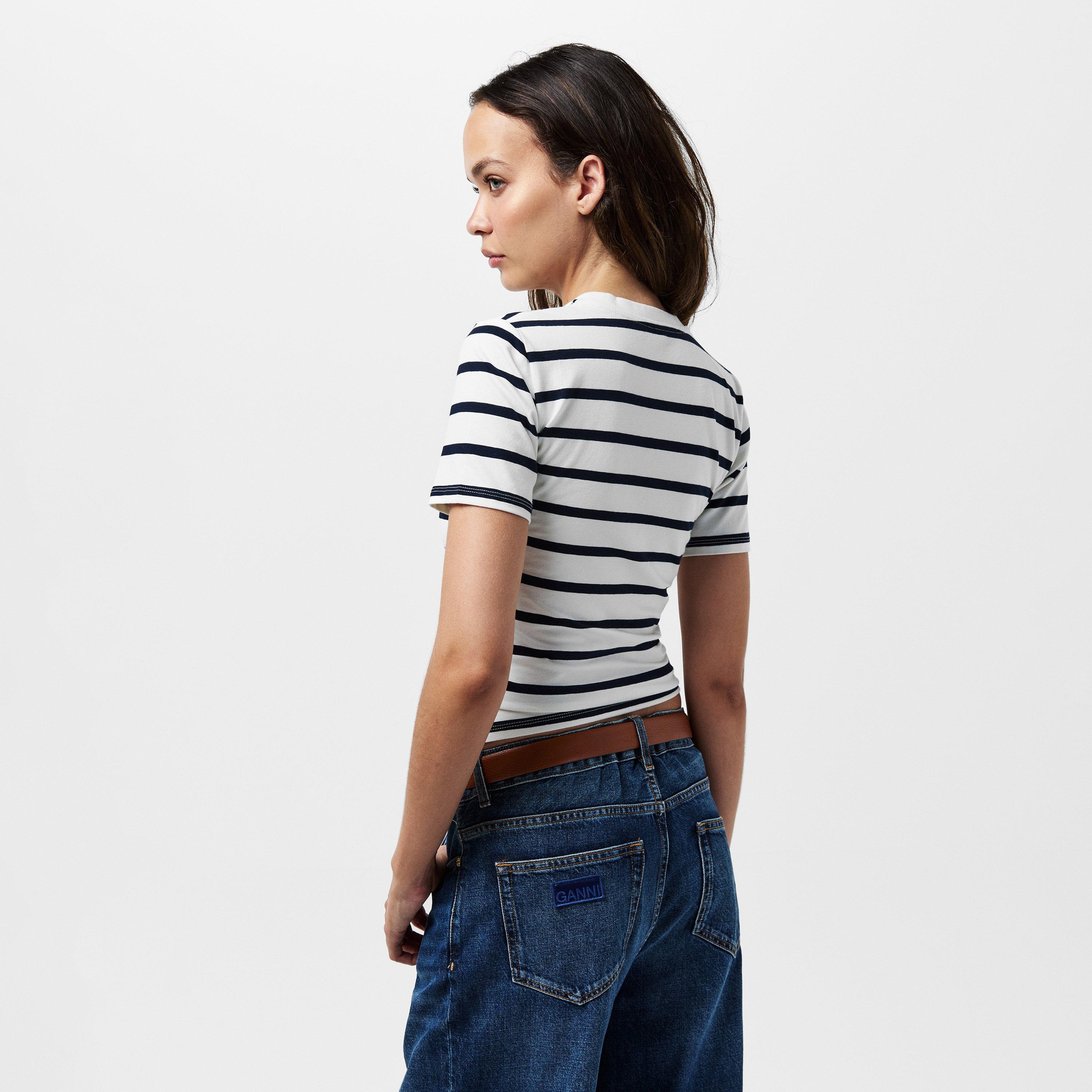 90-White-Marin - French Connection - Rallie T-shirt - 4