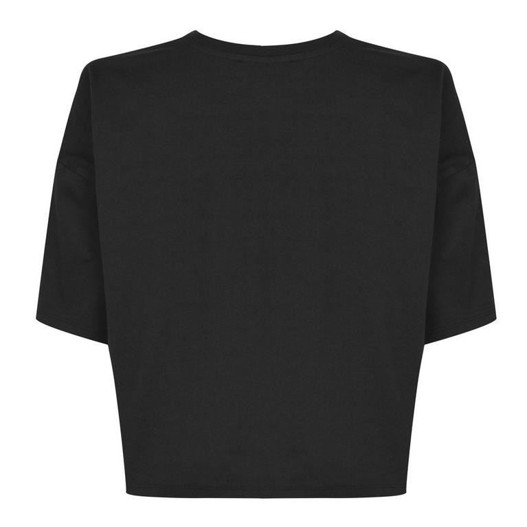 Schwarz - Kangol - Logo Boxy T-Shirt - 7