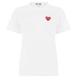 Comme des Garcons PLAY Small Peeping Heart T Shirt