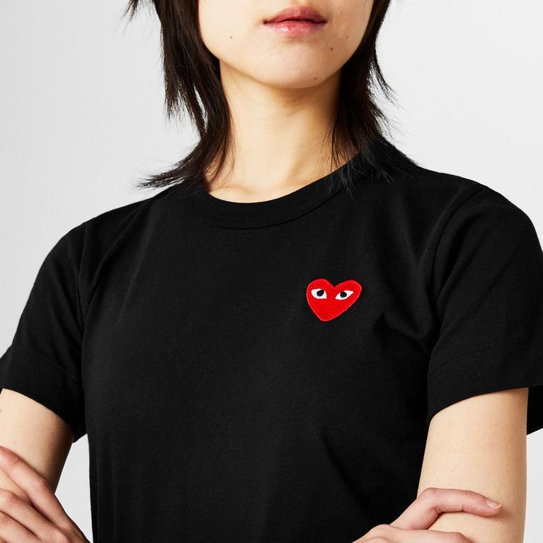 Comme des Garcons PLAY | Small Peeping Heart T-Shirt Comme des Garcons PLAY | Small Peeping Heart T-Shirt