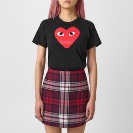 Comme des Garcons PLAY Peeping Heart T Shirt