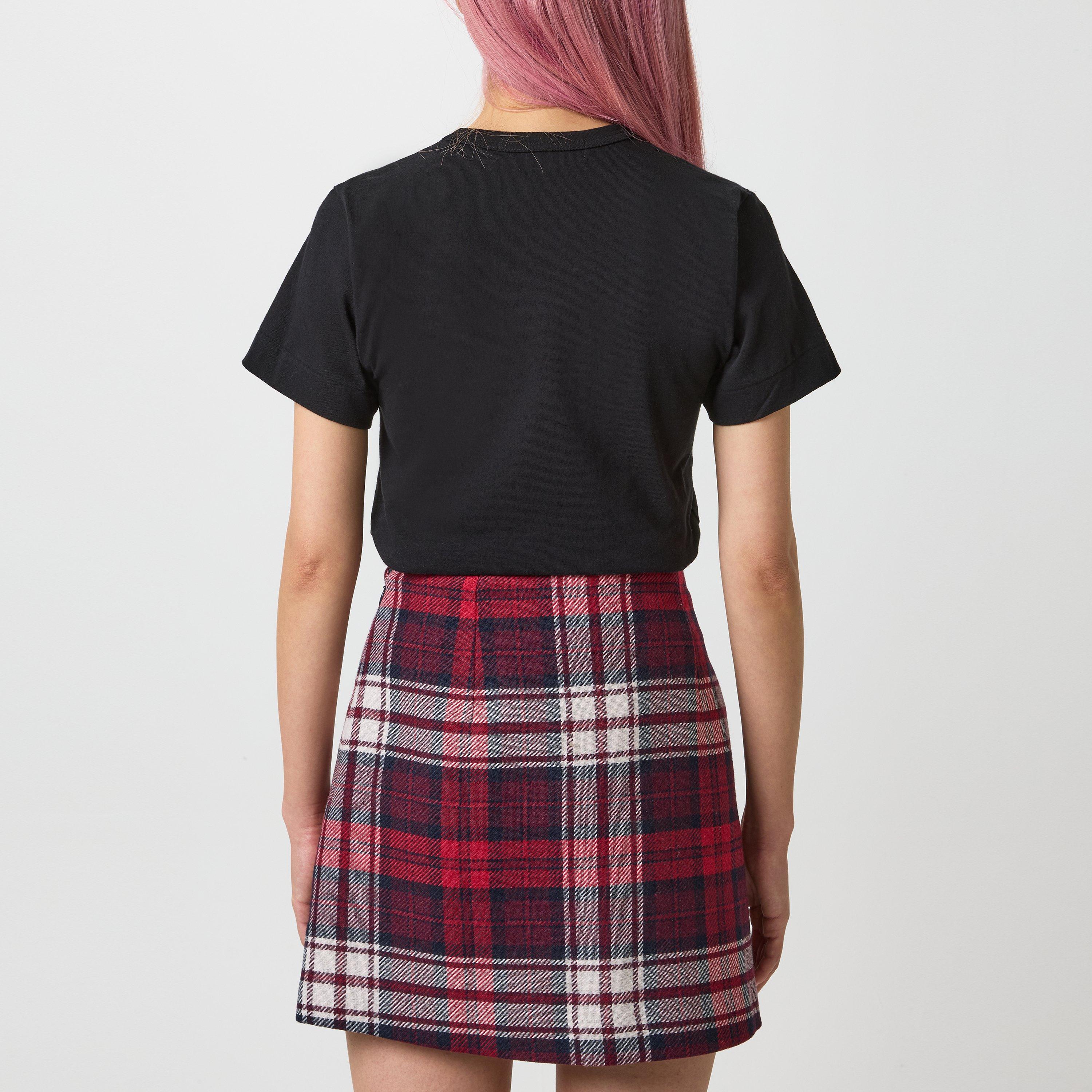 Black/Red - Comme des Garcons PLAY - Peeping Heart T Shirt - 3