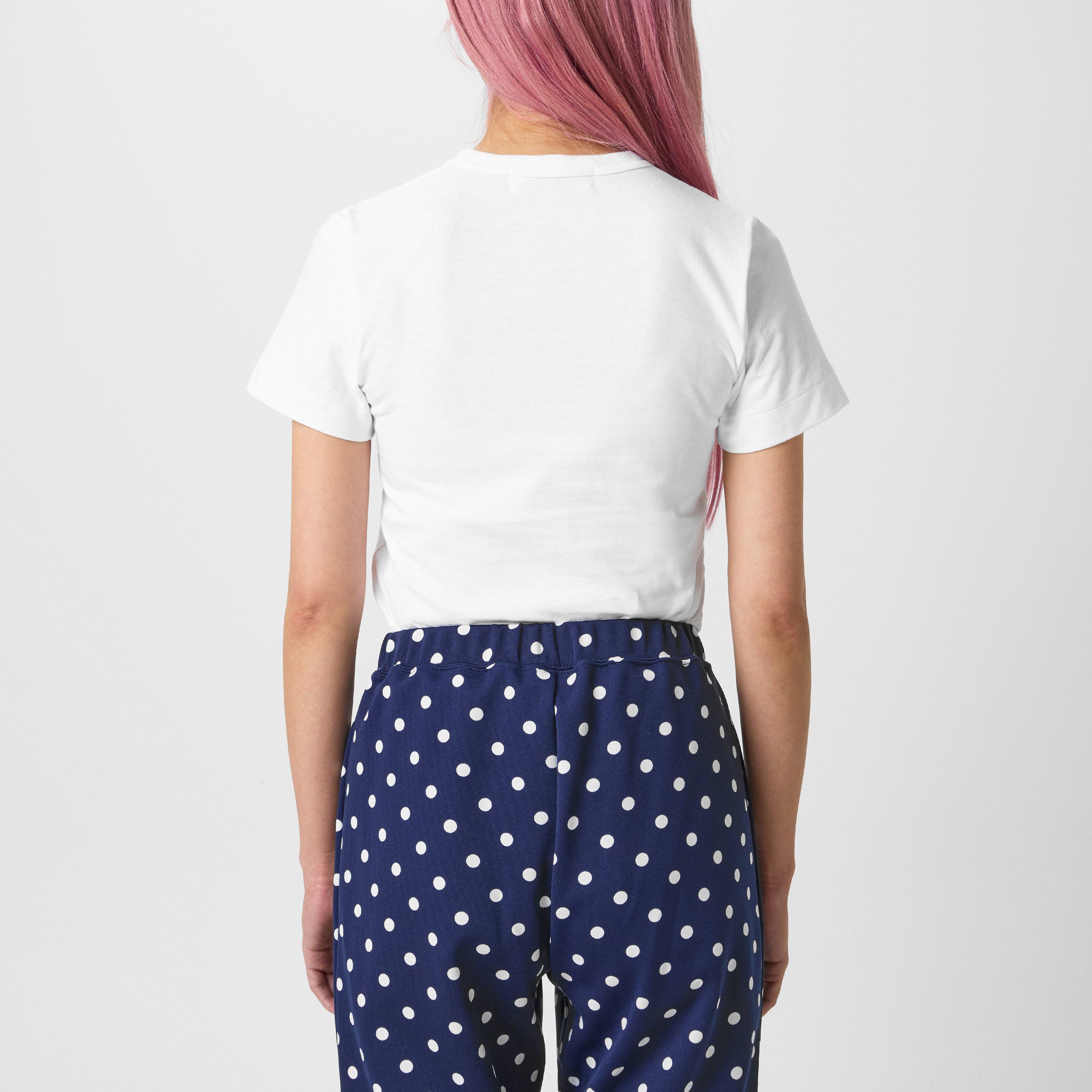 Comme des Garcons PLAY | Big Heart Polka-Dot T-Shirt | FRASERS
