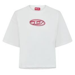 Diesel Buxt Cropped T Shirt