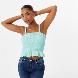 Jack Wills Shirred Cami Top