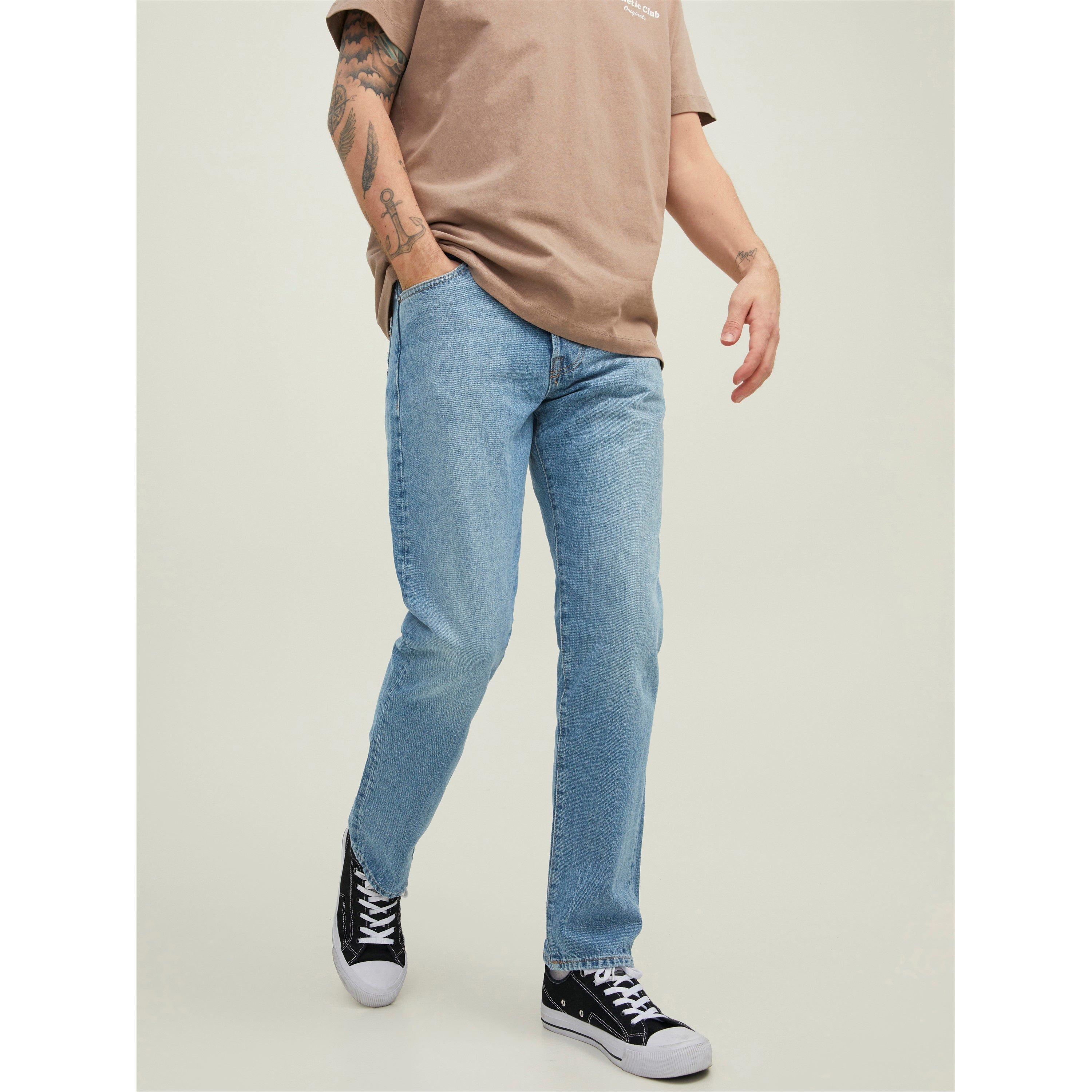 Jack And Jones Men's Chris Slim Fit Jeans - Blue Denim - 28W S