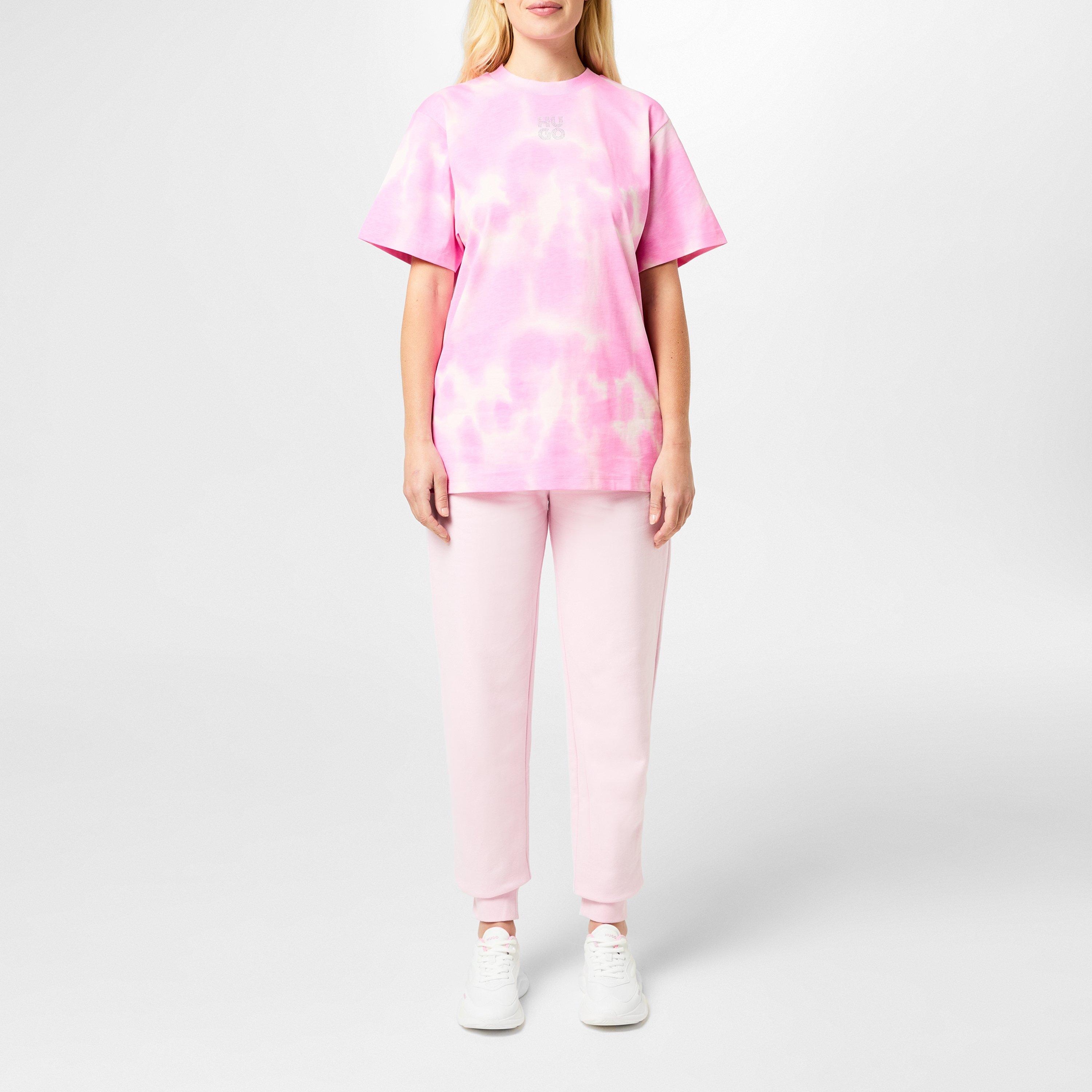 Medium Pink - Hugo - Women's Vintage Regular Fit T-Shirt - 6