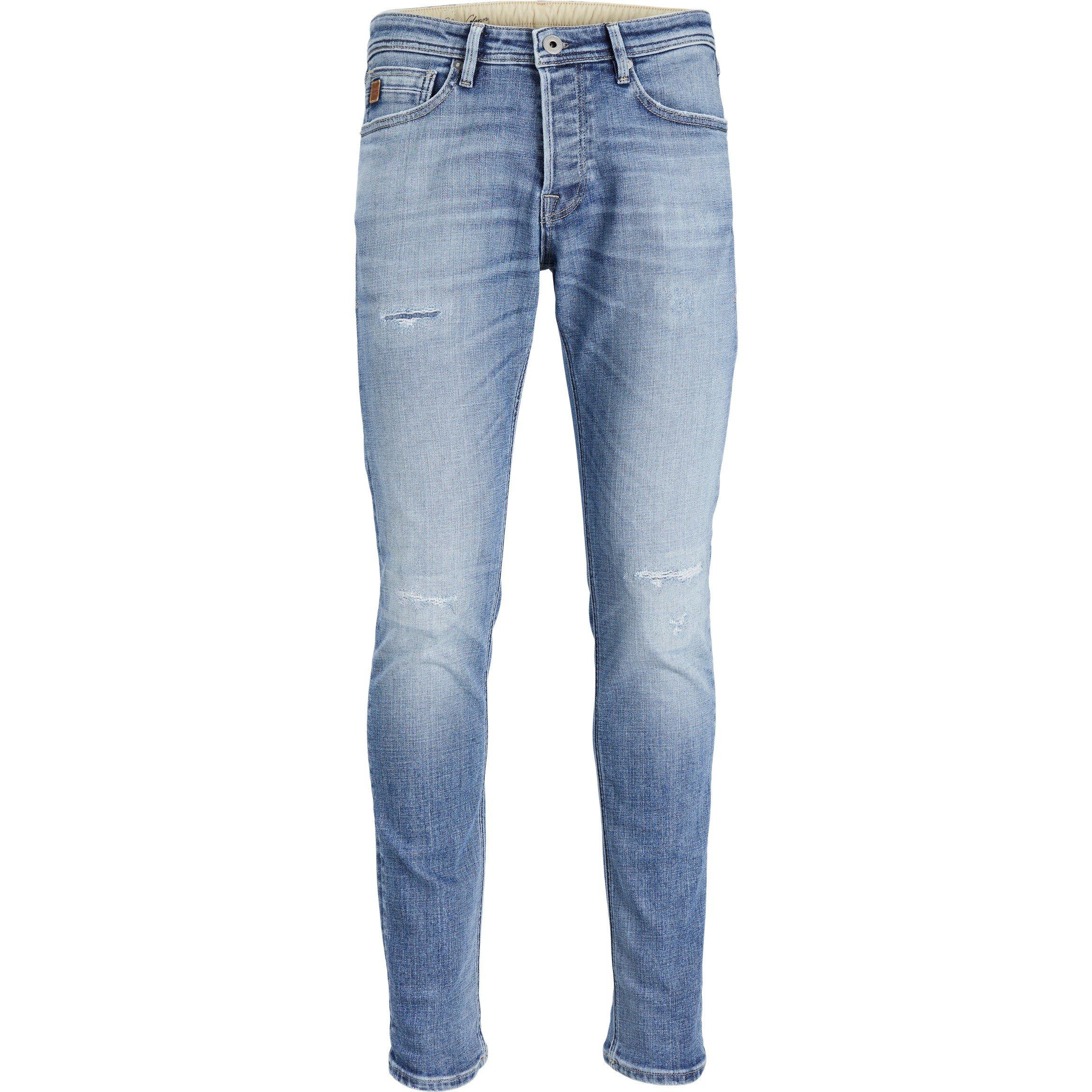JACK AND JONES Heren Glenn Icon Ge 928 Slim fit jeans Zwart