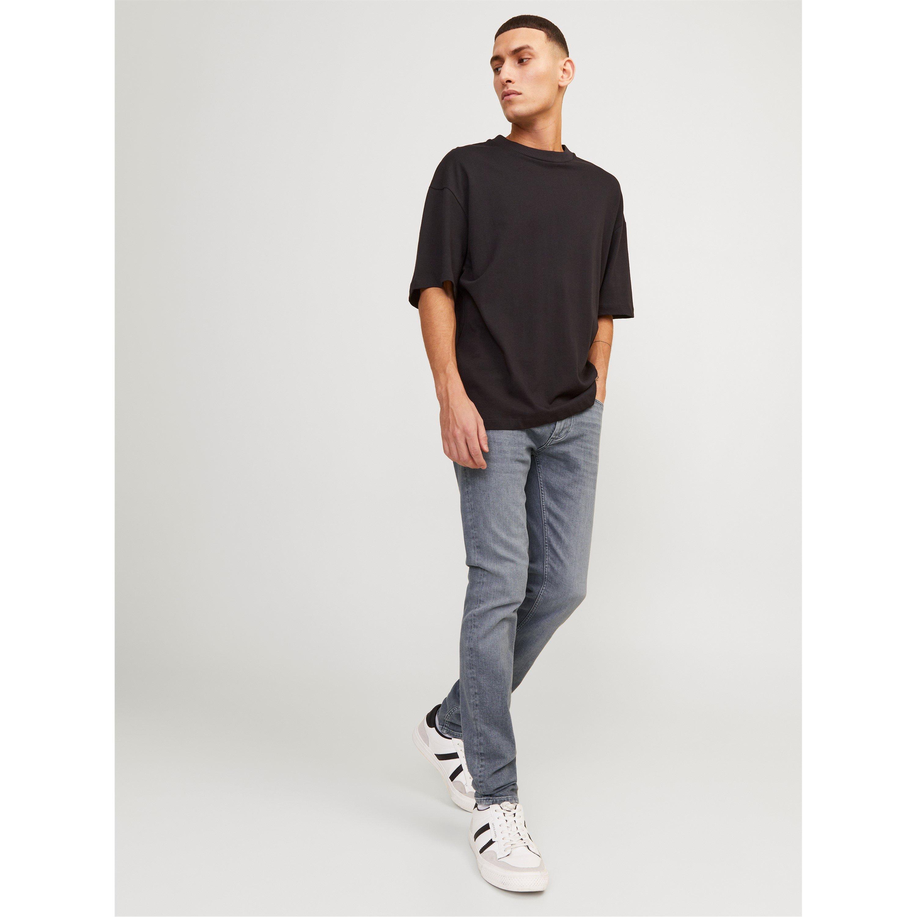 Denim gris - Jack and Jones - Liam Slim Fit Jeans - 5