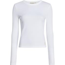 Calvin Klein Jeans WOVEN LABEL RIB LONG SLEEVE