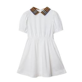 Burberry Check Collar Polo Dress Juniors