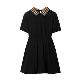 Burberry Check Collar Polo Dress Juniors