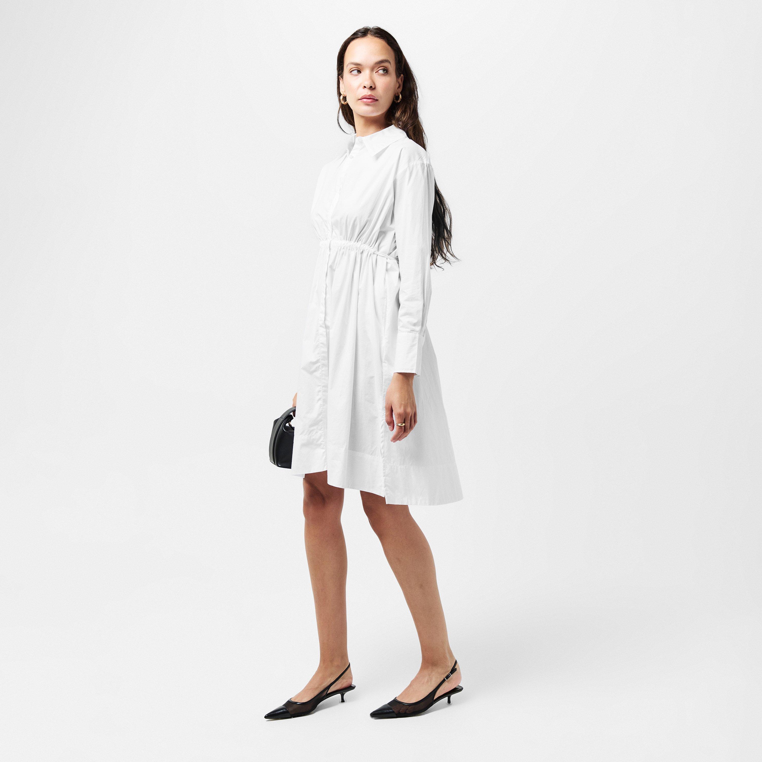10-Linen White - French Connection - Rhodes Shirt Dress - 6