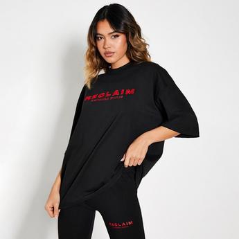 I Saw It First ISAWITFIRST Reclaim Staples Oversized T Shirt