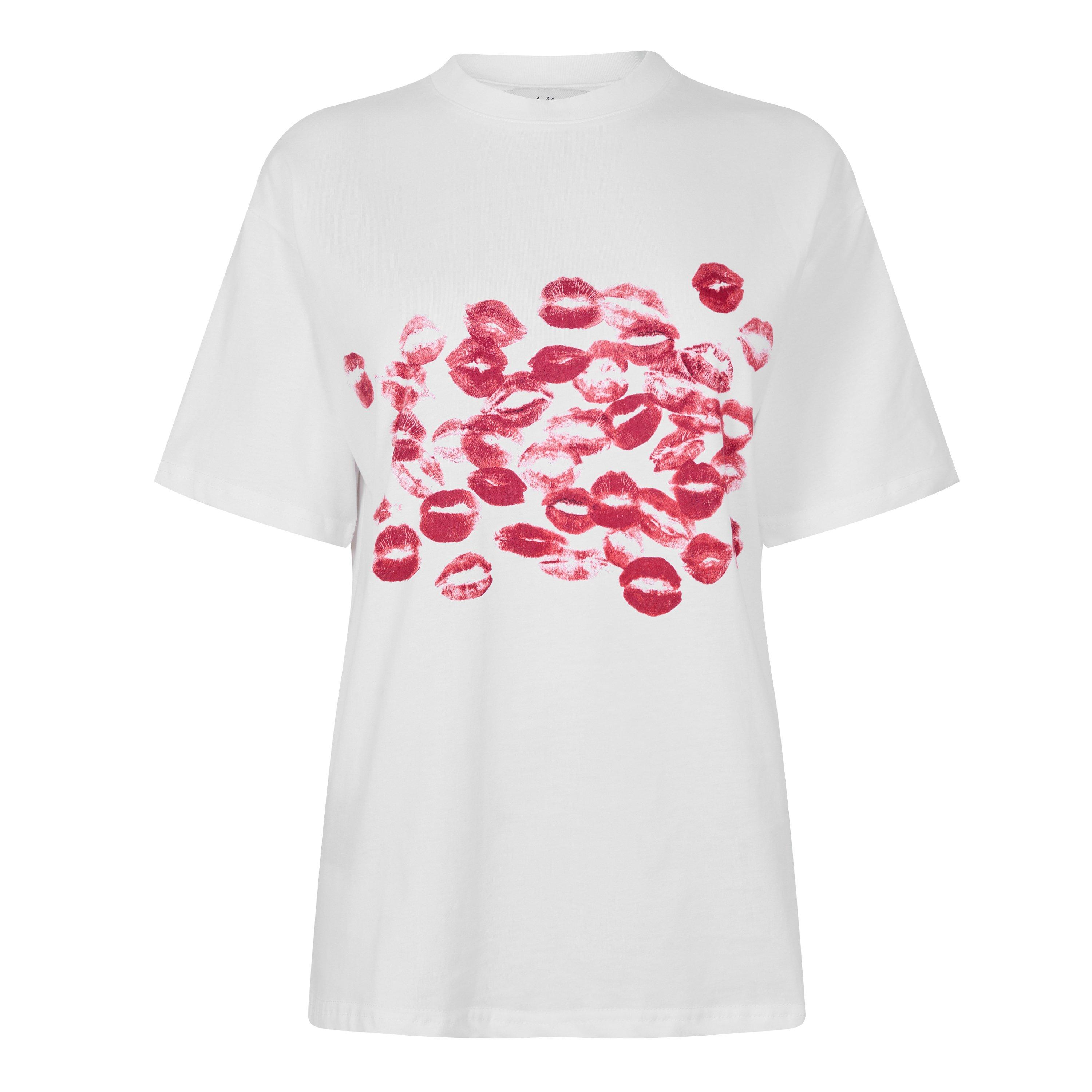 White - Never Fully Dressed - Kiss T-Shirt - 1