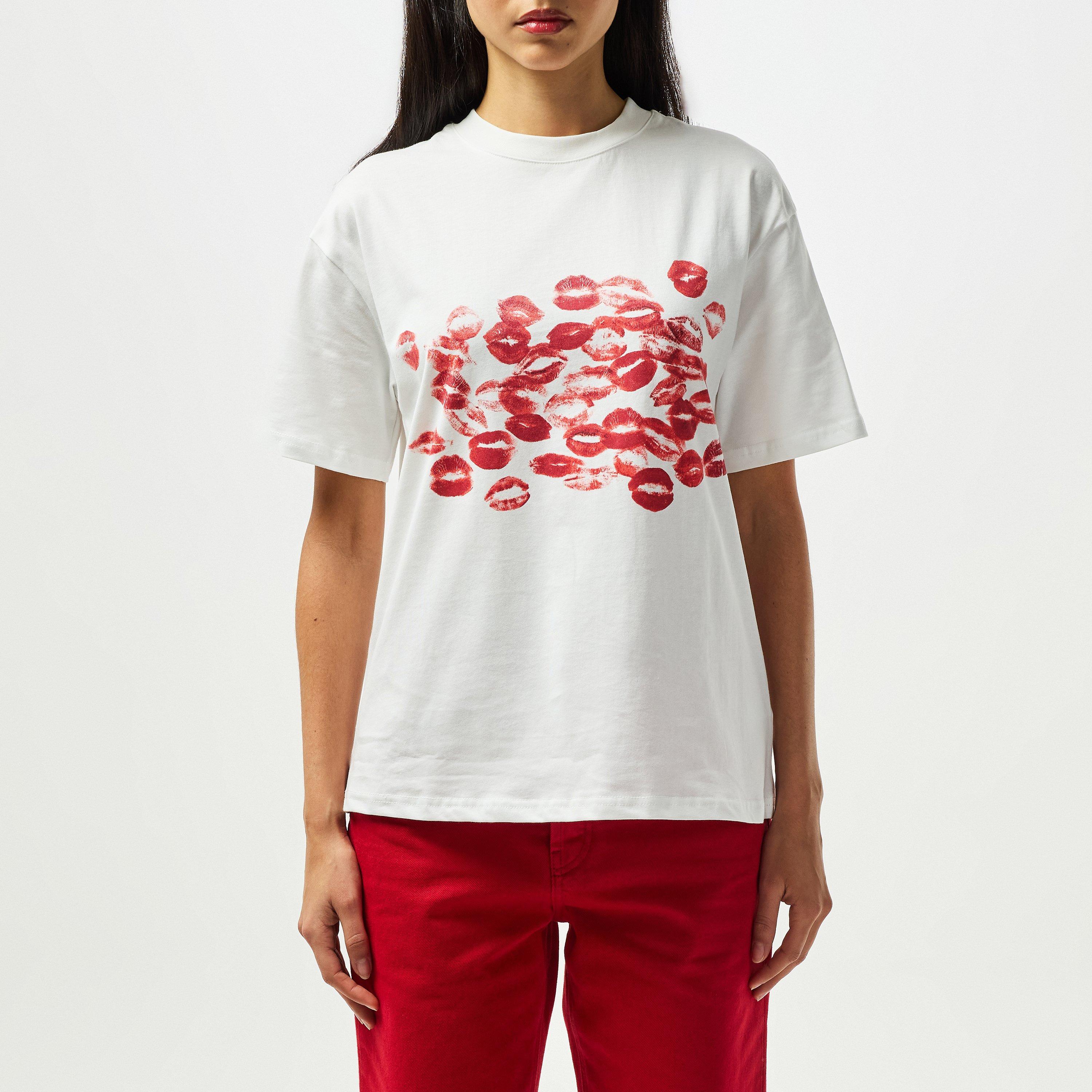 White - Never Fully Dressed - Kiss T-Shirt - 3