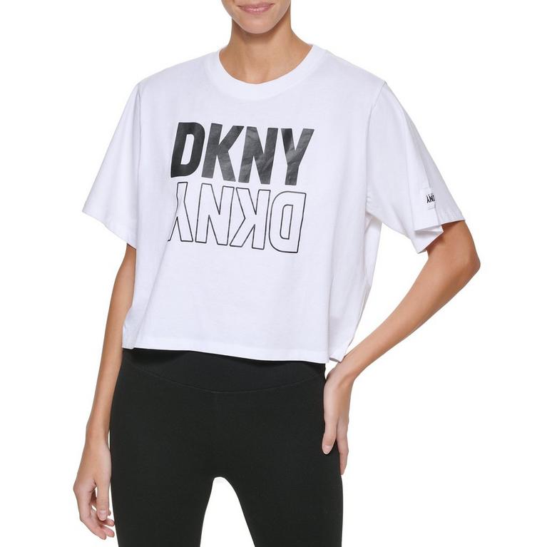 Blanc/Noir - DKNY Sport - Kenzo Kids Red T-shirt Unisex - 3