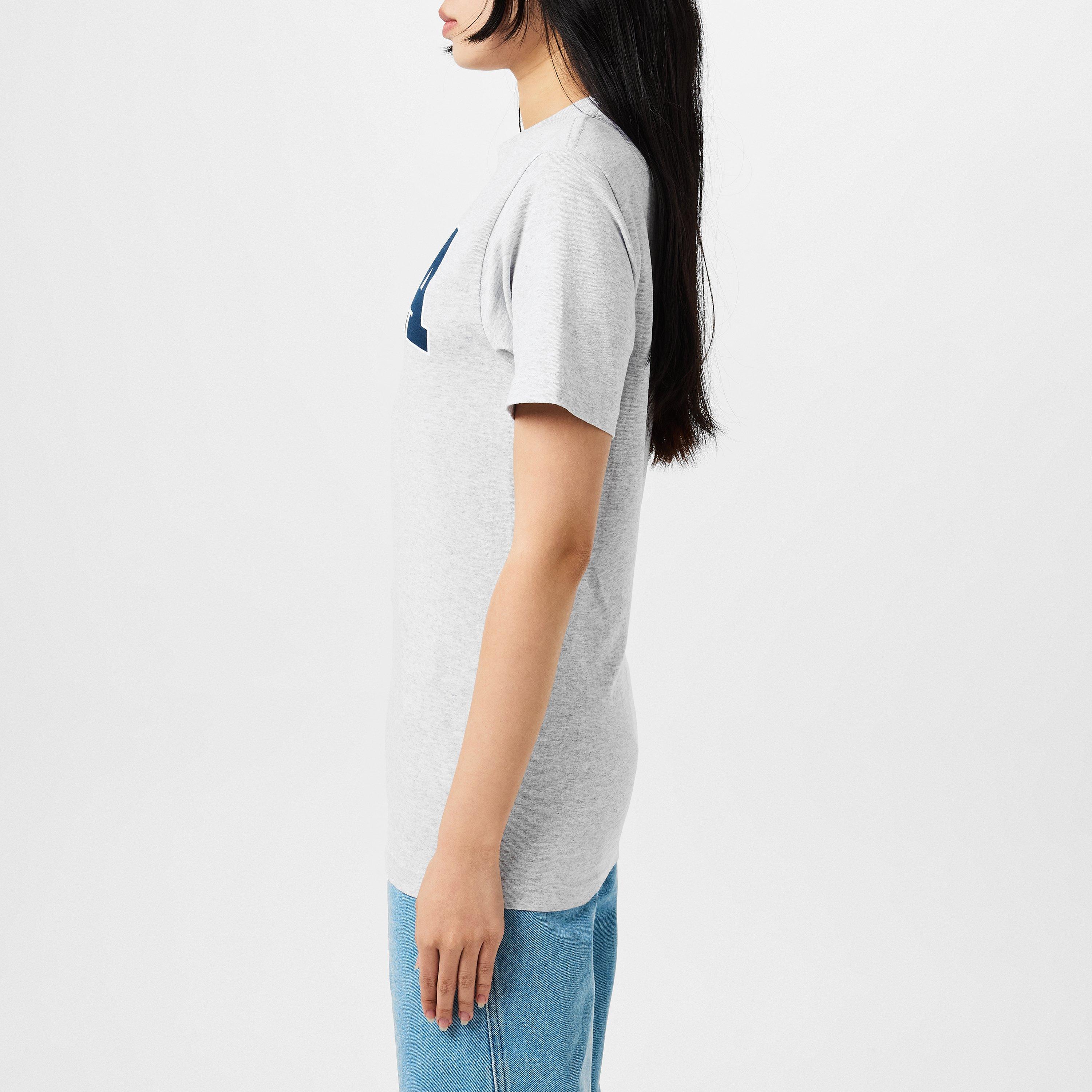Heather Grey - Sporty and Rich - Usa Varsity T-Shirt - 2