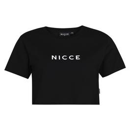 Nicce Nicce Central Logo Crop  Top Womens