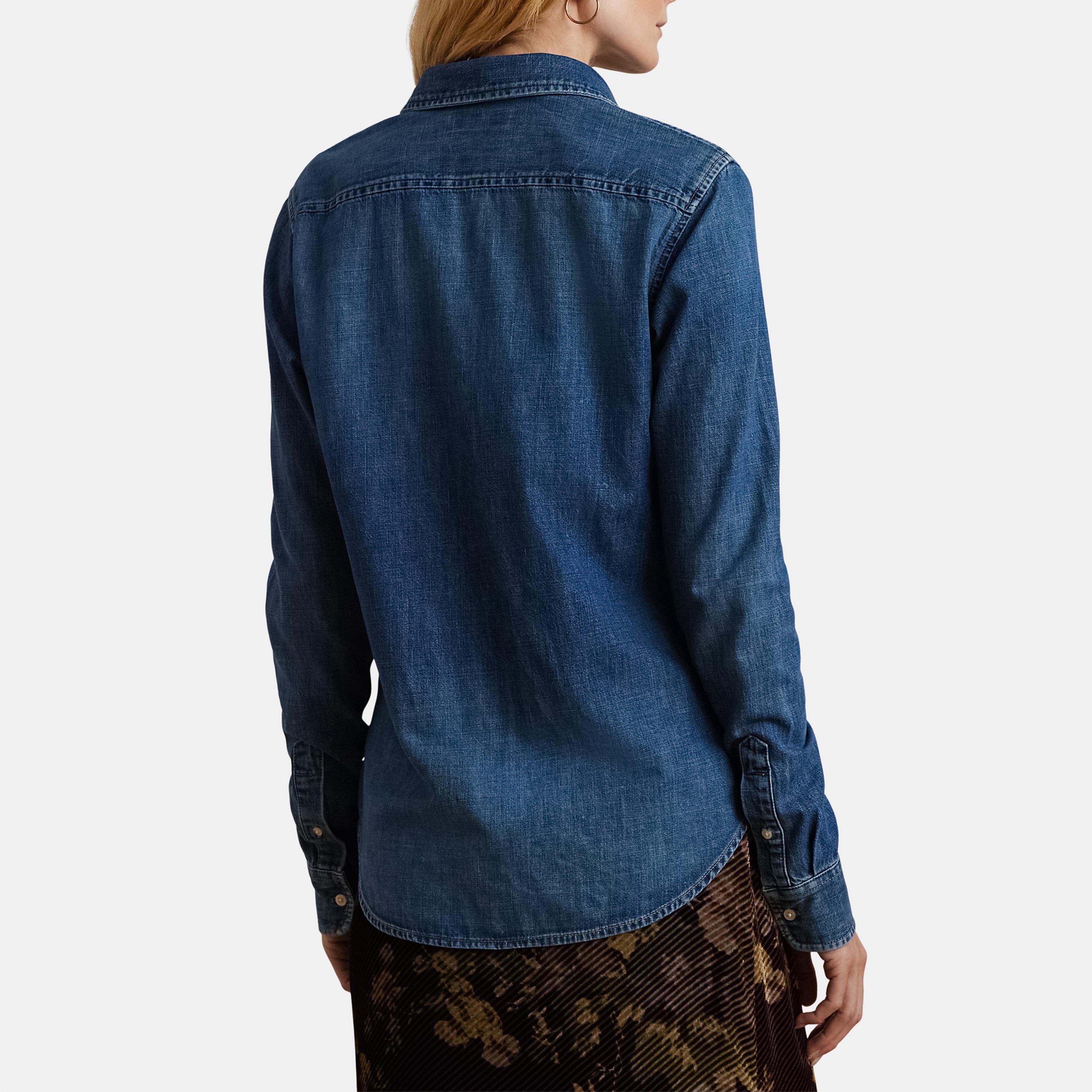 Harvest Wash - Lauren by Ralph Lauren - Jamelko Denim Shirt - 3