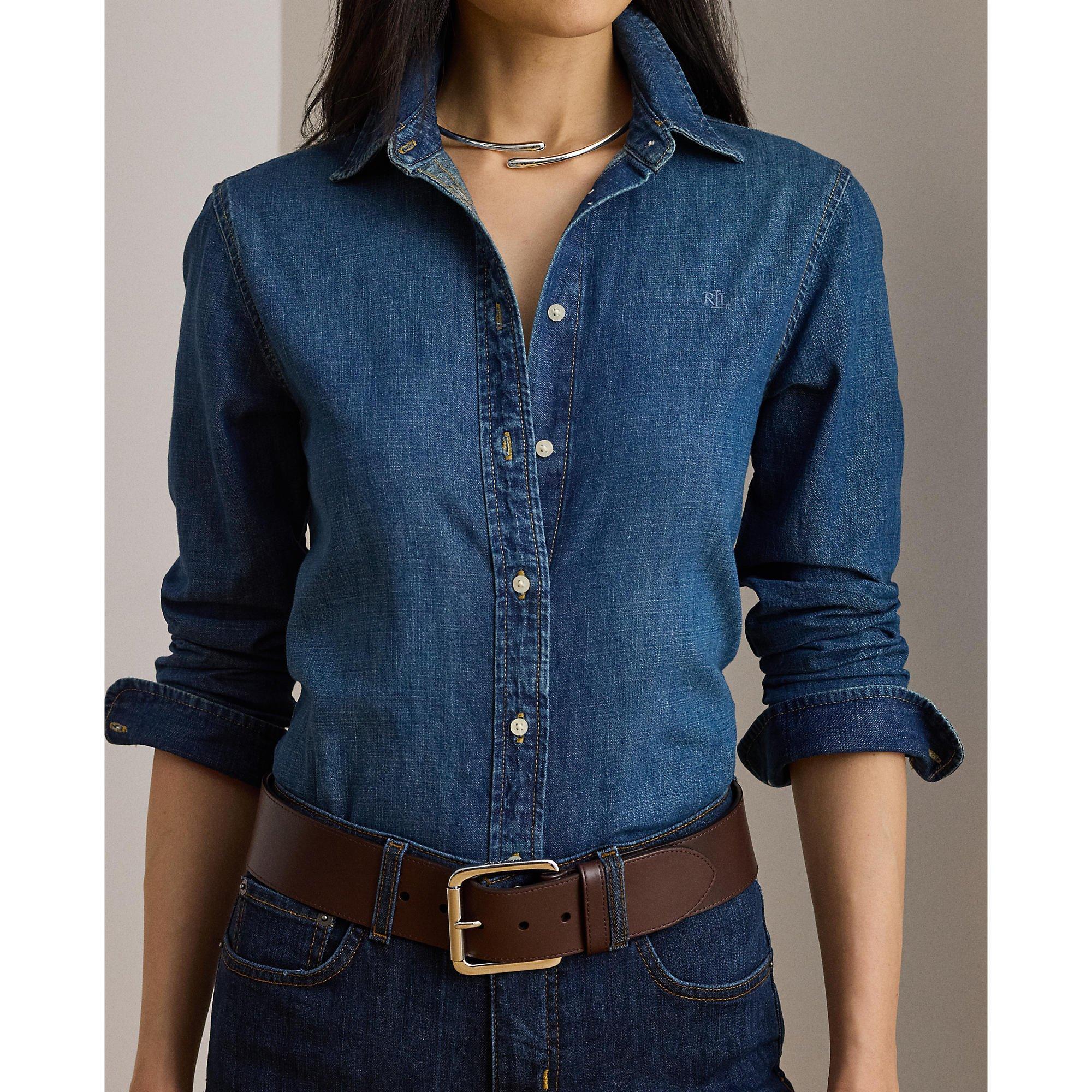 Harvest Wash - Lauren by Ralph Lauren - Jamelko Denim Shirt - 4