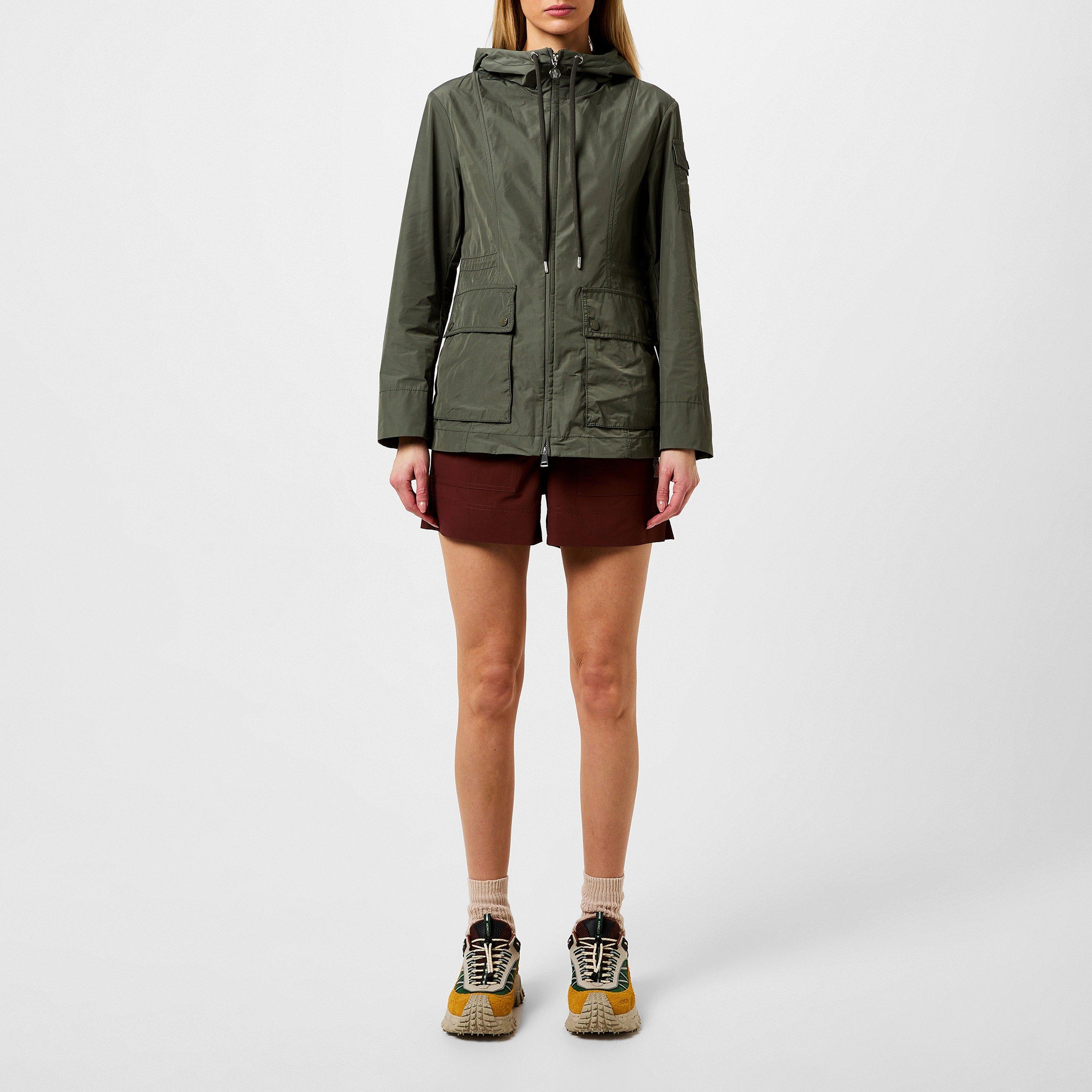 【MONCLER】LEANDRO HOODED JACKET Black Leandro Hooded Parka - Long Jackets & Parka for Women