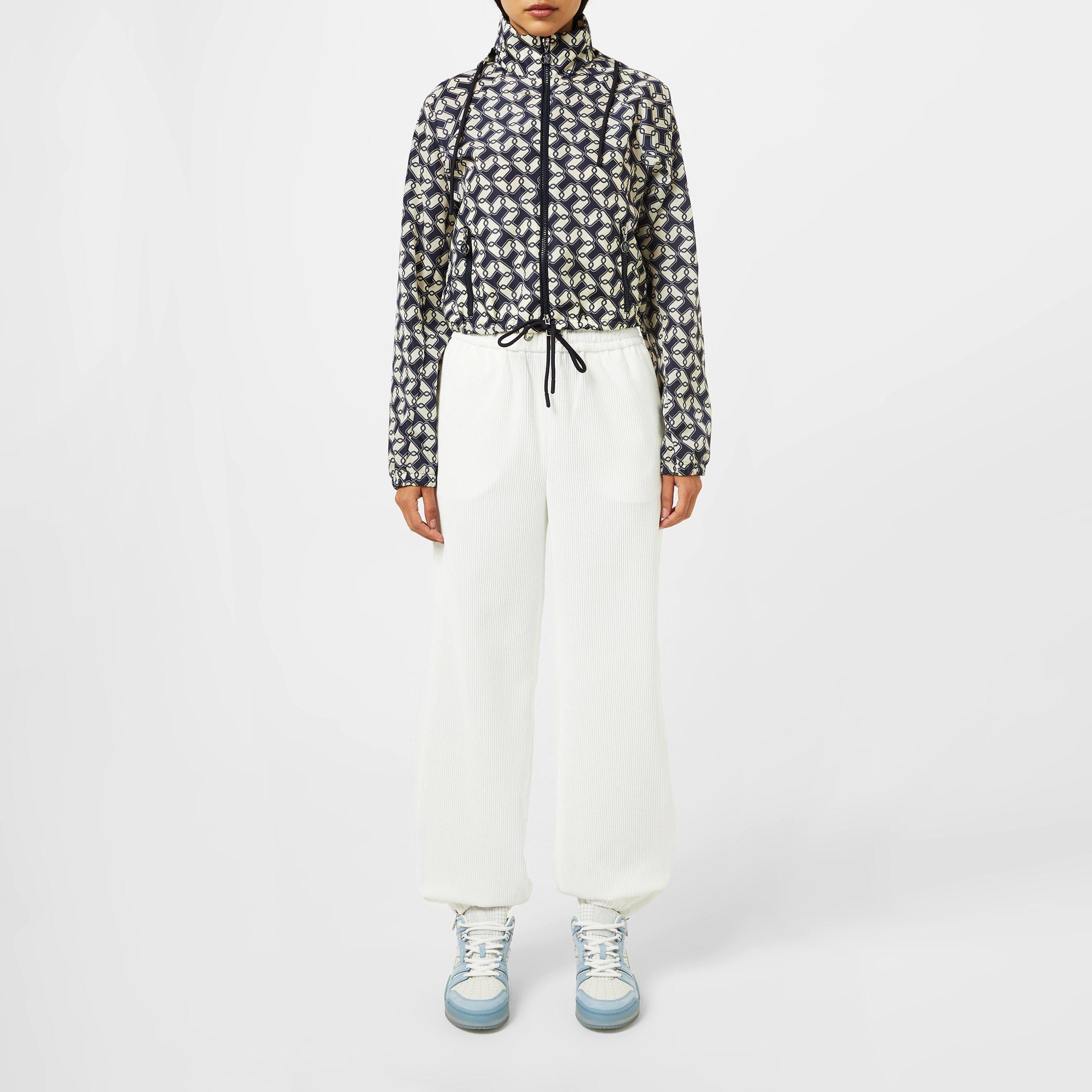 Blue/White F70 - Moncler - Women's Marpessa Cropped Long Sleeve Rain Anorak - 4