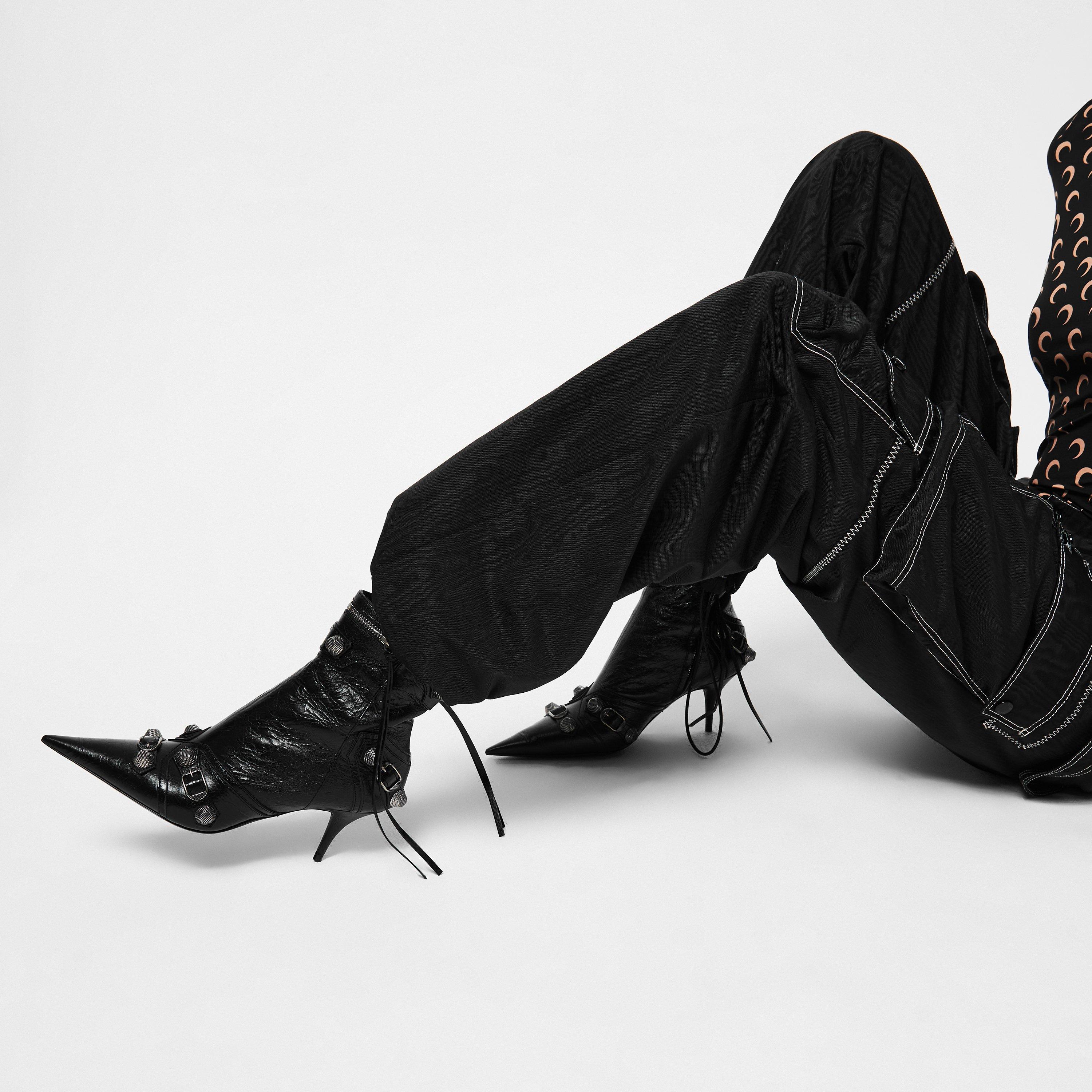 Black - Marine Serre - Moire Cargo Pants - 4