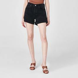 Agolde Parker Denim Cotton Shorts