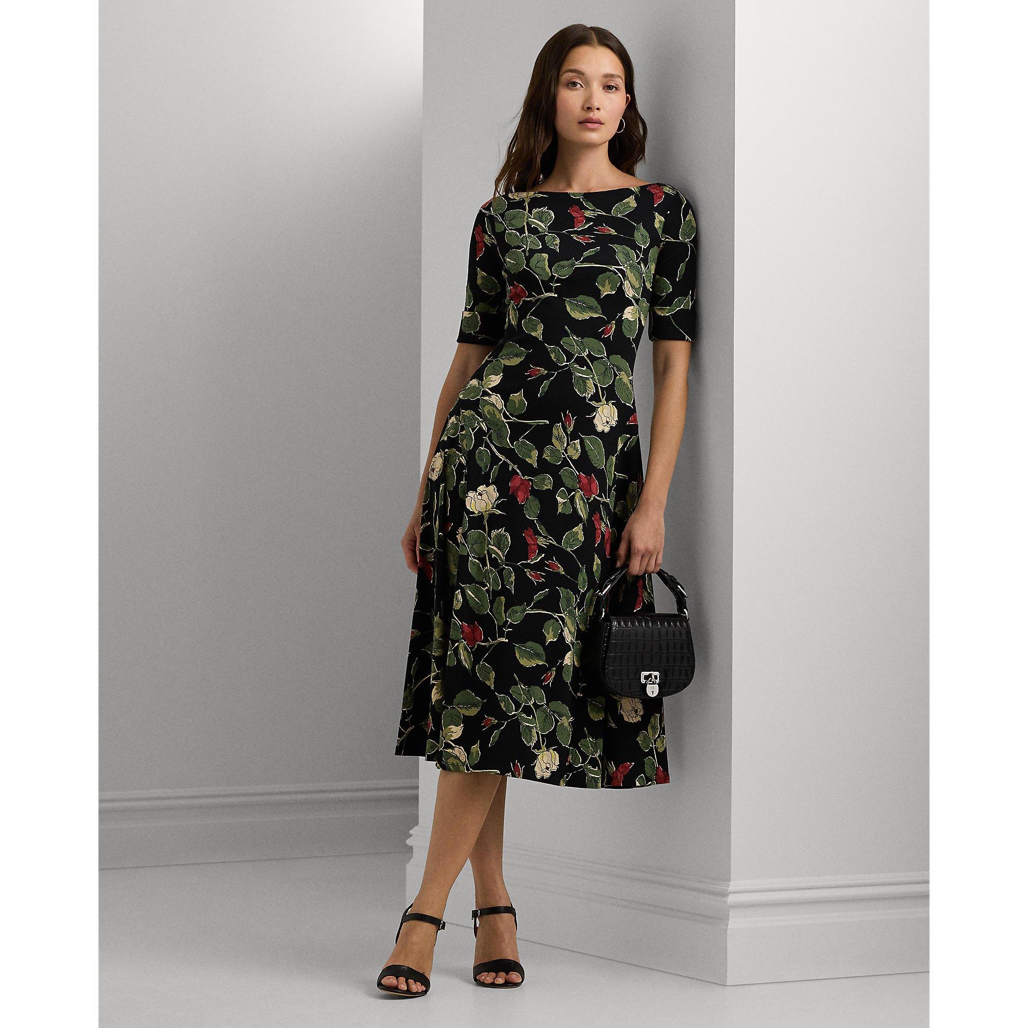Lauren by Ralph Lauren Floral Midi Dress | Cruise Fashion