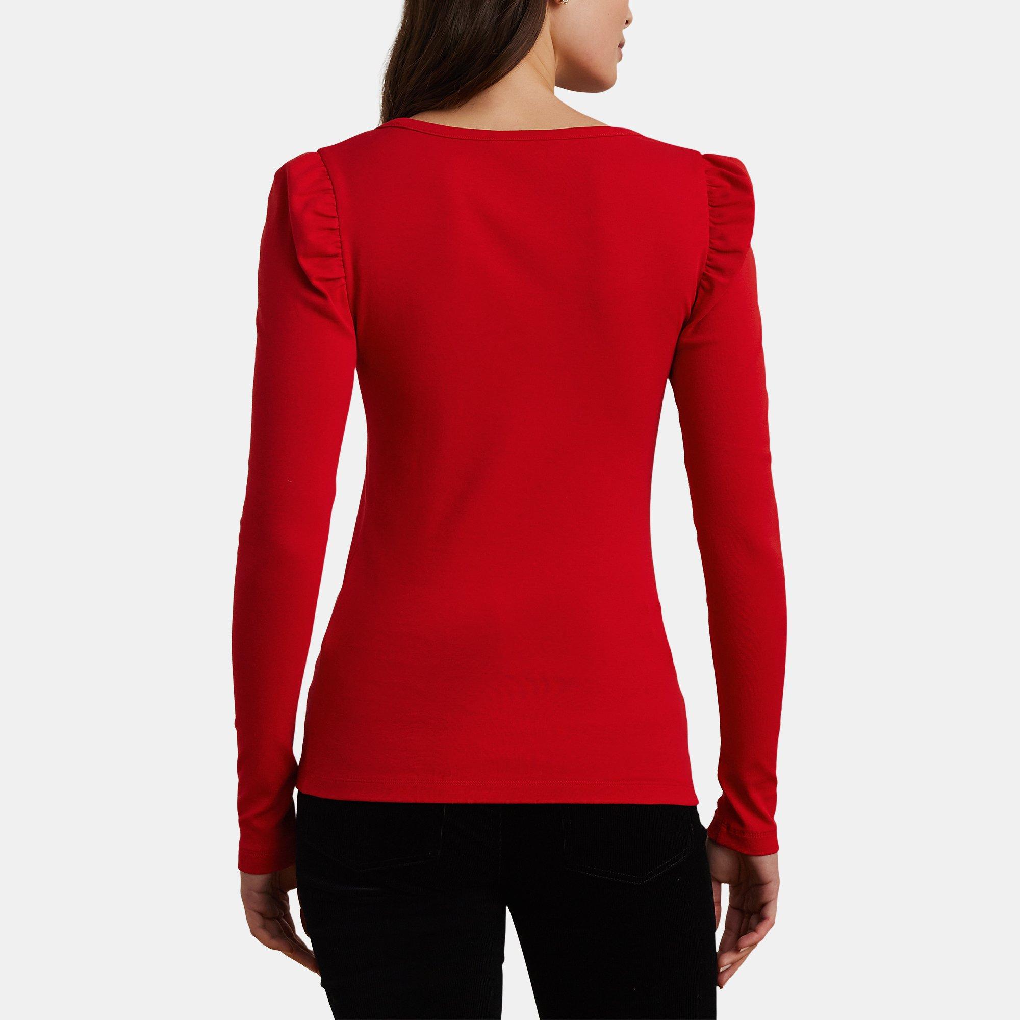 Festive Red - Lauren by Ralph Lauren - Judy T-Shirt - 3