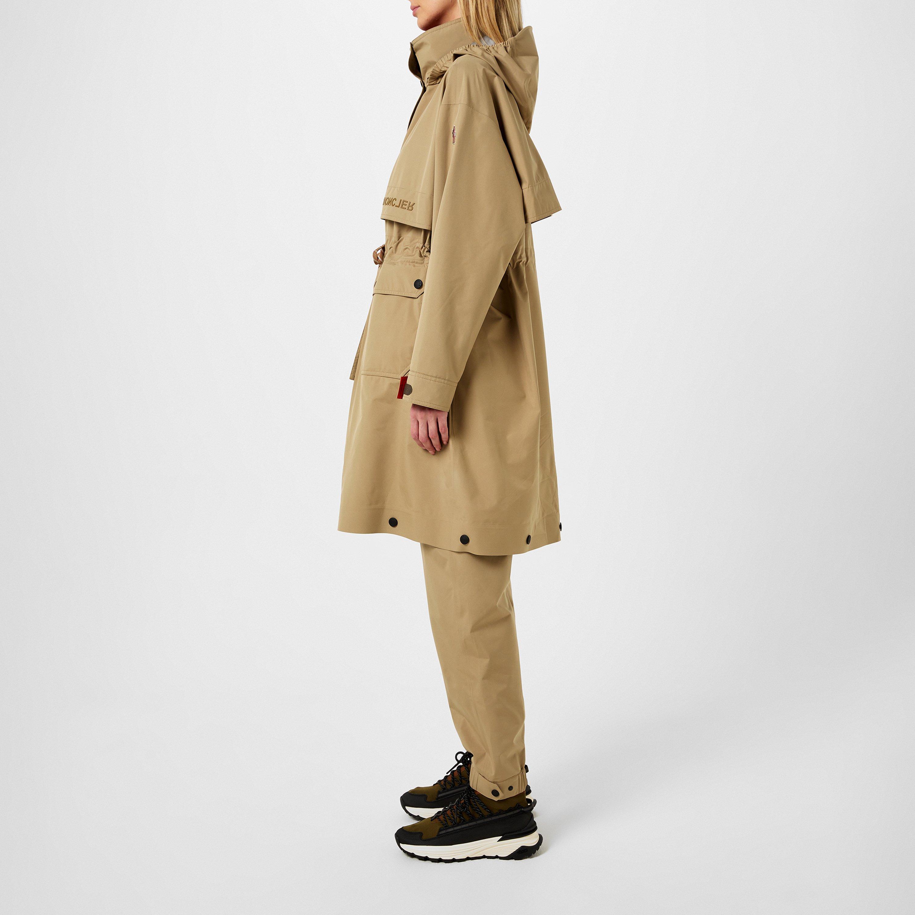 Beige 226 - Moncler Grenoble - Women's Seigne GORE-TEX Waterproof Windproof Hooded Mid-Length Parka - 2