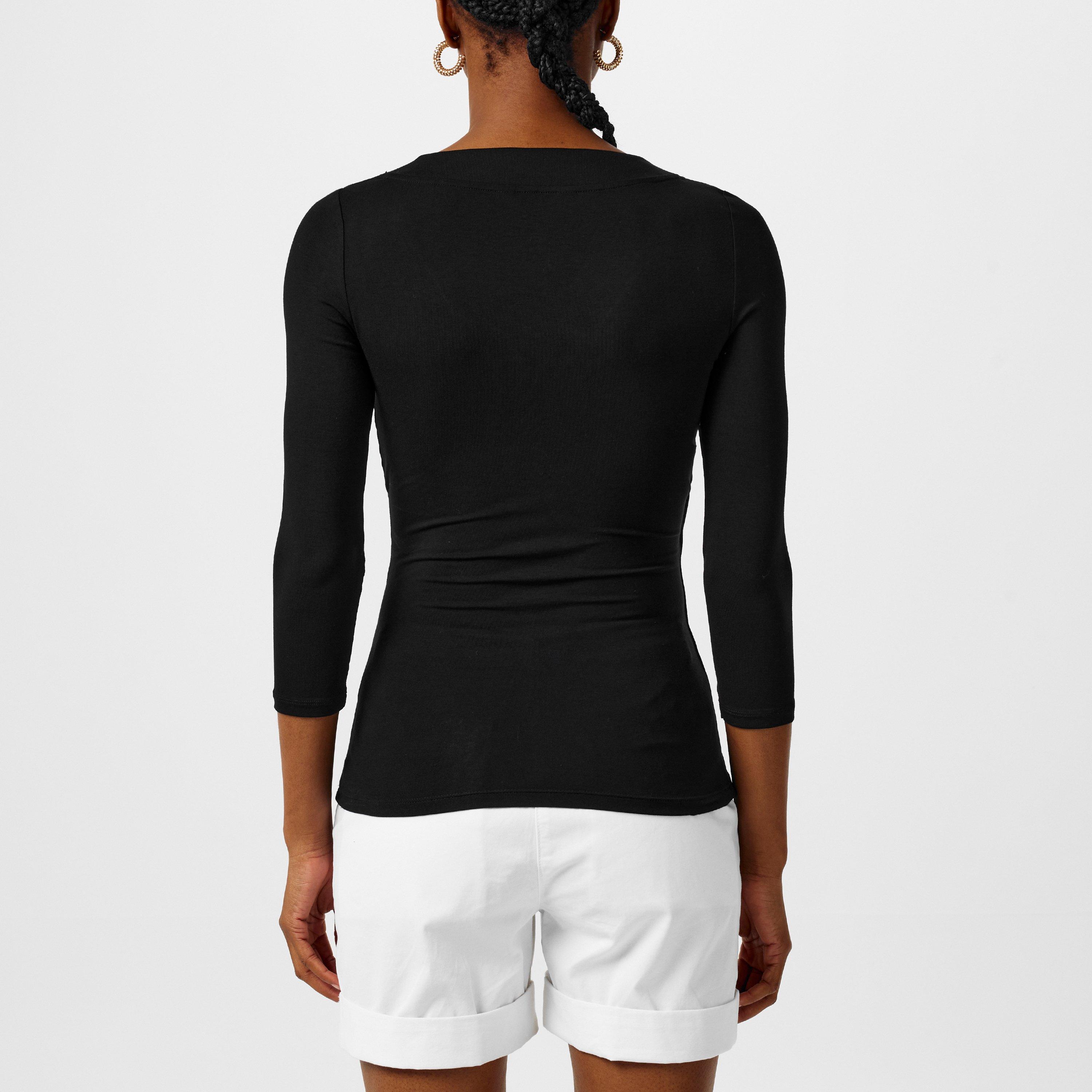Polo Black - Lauren by Ralph Lauren - Alayja Wrap Top - 3