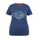 Marine chiné - Lee Cooper - Lee Classic T Shirt Ladies - 1