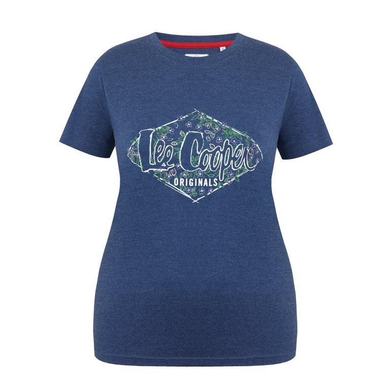 Marine chiné - Lee Cooper - Refresh your collection with this Long Sleeve Turtleneck T Shirt from - 1