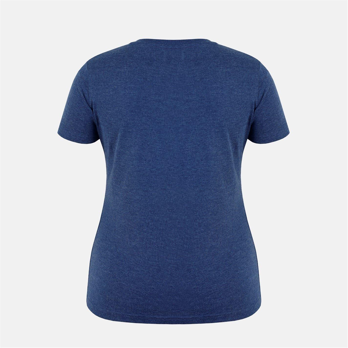 Marine chiné - Lee Cooper - Classic T Shirt Ladies - 2