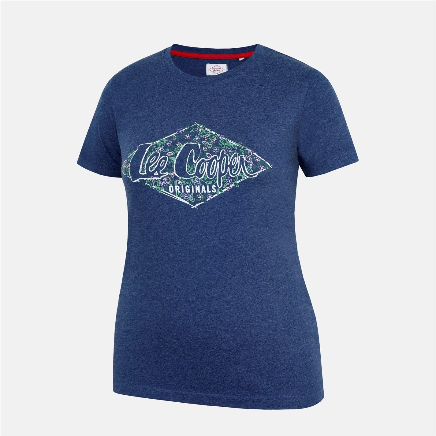 Marine chiné - Lee Cooper - Classic T Shirt Ladies - 3