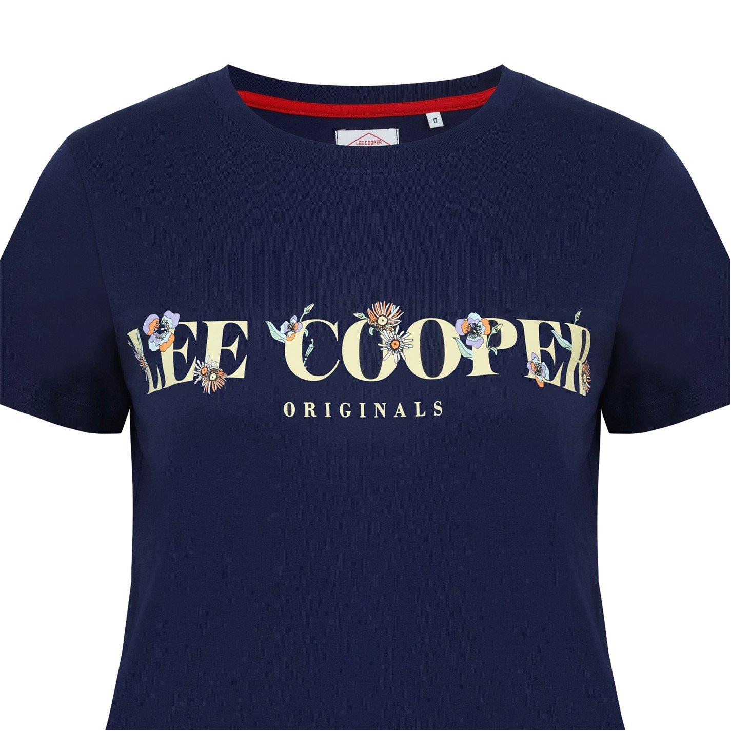 Navy Auth - Lee Cooper - LeeCooper Classic T Shirt Ladies - 3