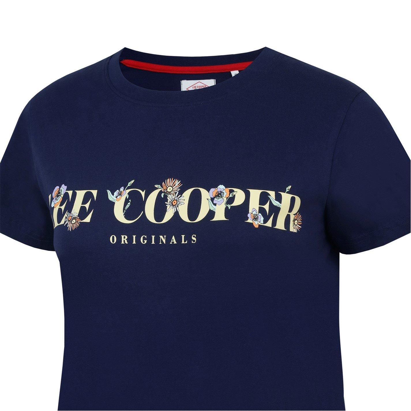 Navy Auth - Lee Cooper - LeeCooper Classic T Shirt Ladies - 4