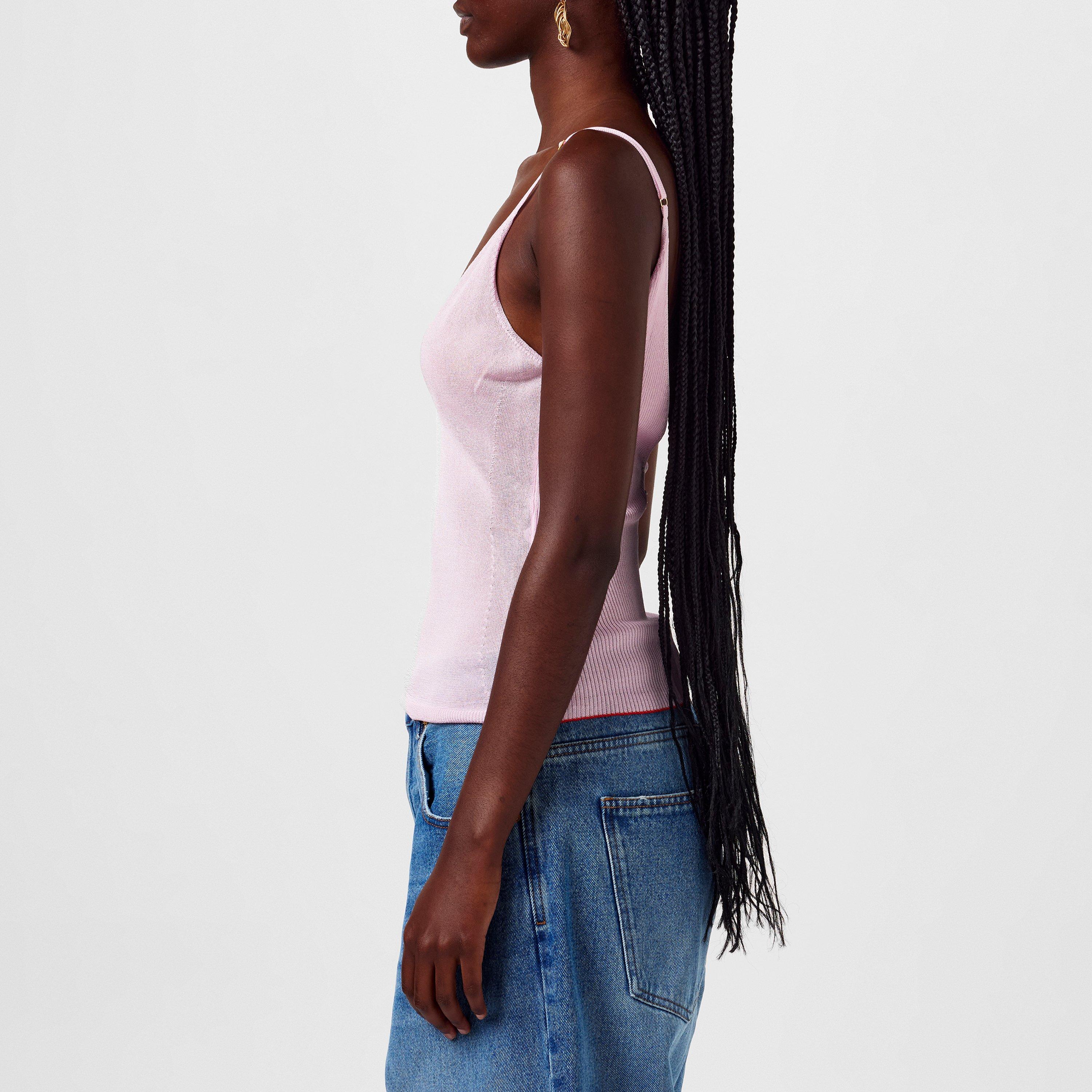 Pink - Jacquemus - Women's La Maille Spallina Cami Top - 2